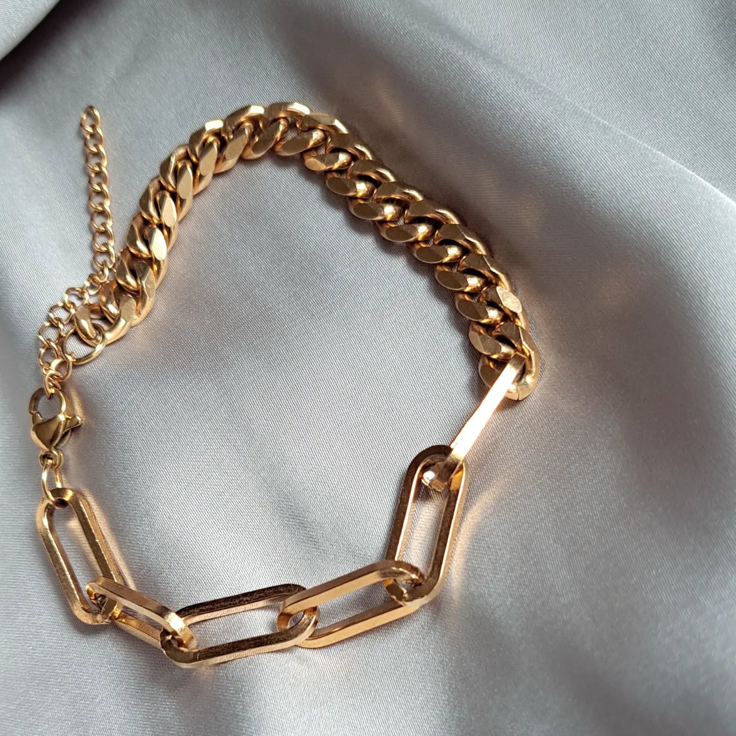 Armbånd Double Chain 18cm