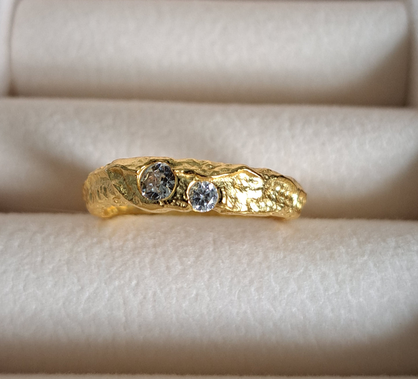 Crystal Sølvring