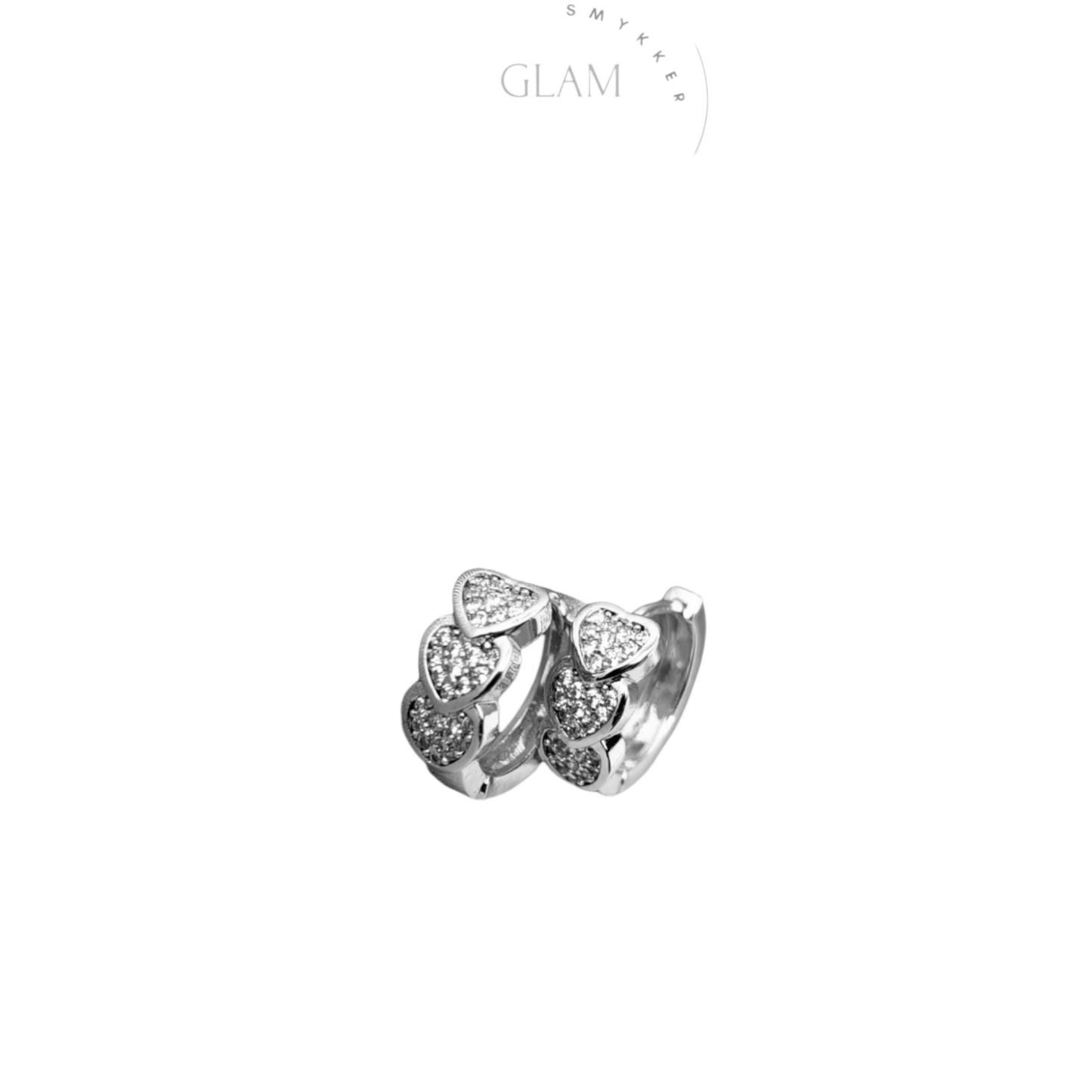 Heart Zirconia Øredobber