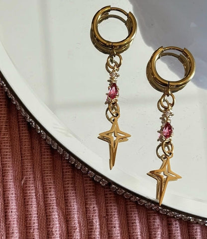 Stellar Bloom Håndlaget Øredobber